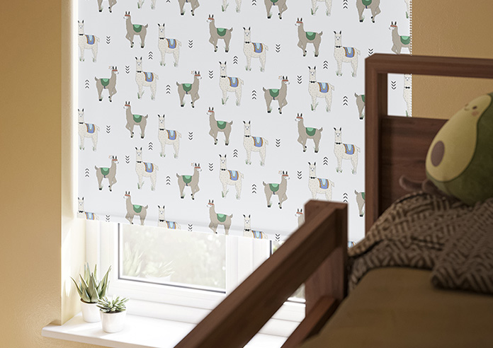 Dancing Llamas, Iquitos - Twist&Fit Roller Blind - Image 5